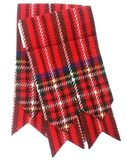 Flashes of Royal Stewart tartan