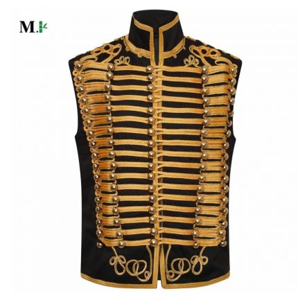 ADAM LUXE MILITARY DRUMMER SLEEVELESS JACKET