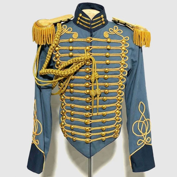 General Ceremonial Gold Braiding Hussar Jacket,