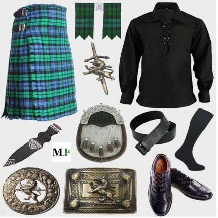 KILT OUTFIT CAMPBELL TARTAN PACKAGE DEAL