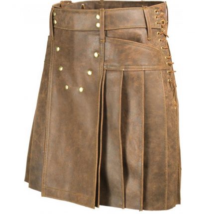 Vintage Leather Kilt