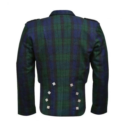 - Prince Charlie Jacket & Waistcoat In Black Watch Tartan