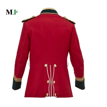 Red Zulu War Jacket Vintage Officers Tunic Circa jacket For Men & Women 1879 British Anglo Jacket