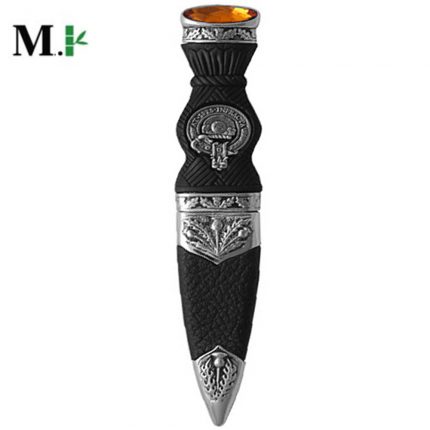 Clan Crest Sgian Dubh (Gaelic Themes)