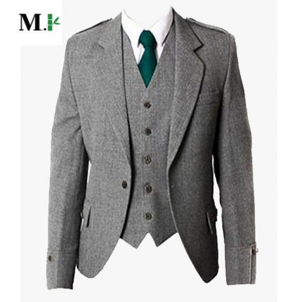 TWEED ARGYLL JACKET WITH VEST