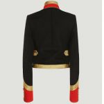 Women Wool Military Jacket Officer Blazer Hussar Commander Coat