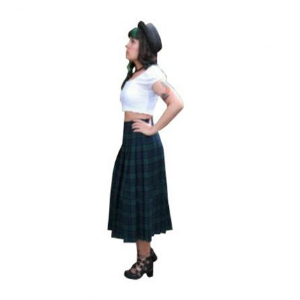 Womens Tartan Long Kilt