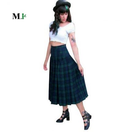 Womens Tartan Long Kilt