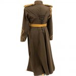 4 pcs  Steampunk Long Coat with Antique Belt, Full Length