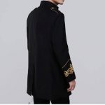 Black Hussar Jacket, Top Men's Long Jackets, Tunics, and Mess Dress Gothic Coats