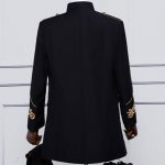 Black Hussar Jacket, Top Men's Long Jackets, Tunics, and Mess Dress Gothic Coats