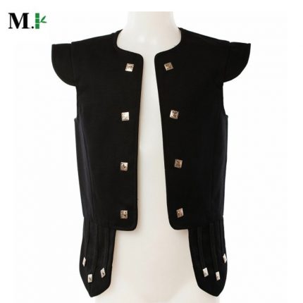 Chieftain Waistcoat Wedding Dresses Made of 100% Wool