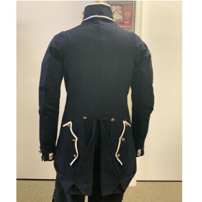 Pre-Civil War, M-1832 style Militia “Legion” Tailcoat, Navy Blue Tunic Wool Coat