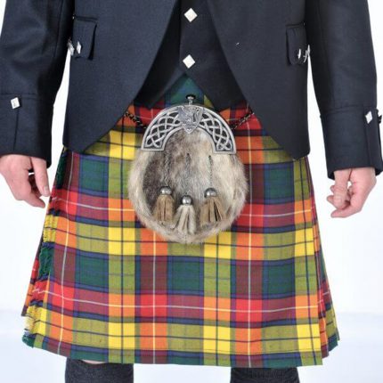 Scottish 8 Yard Buchanan Tartan Kilt Outfit