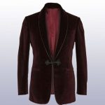 Brown Velvet Jacket Smoking Jacket