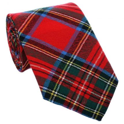 TARTAN NECK TIE - MODERN ROYAL STEWART