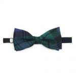 tartan bow tie Black watch style  100% wool