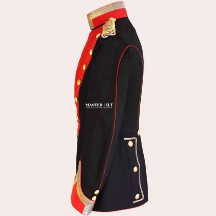 New Black 9th Lancers Full Dress Tunic Uniform Jacket