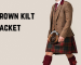 brown kilt jacket