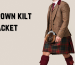 brown kilt jacket